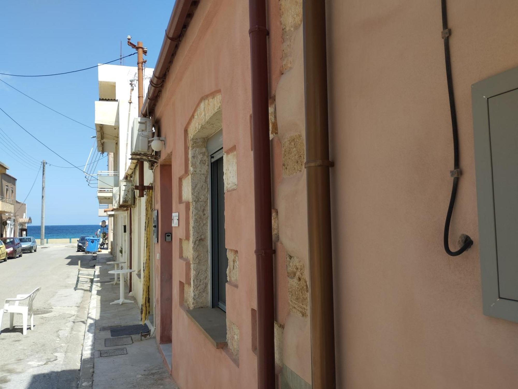 Spartis House 50M From The Beach ハニア エクステリア 写真